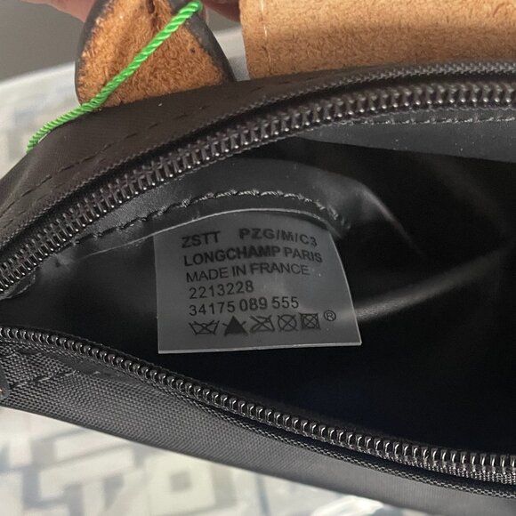 Longchamp Black and Brown Tote Bag - Picture 7 of 8